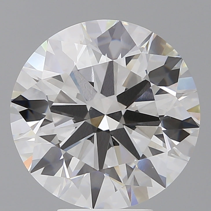 6.03 Carat Round Shaped, Ideal Cut, E Color, VVS2 Clarity, IGI Certified Lab Grown Diamond