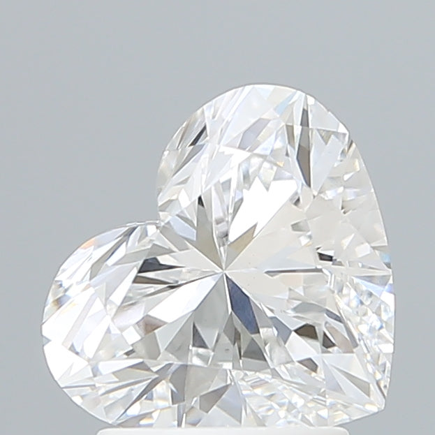2.12 Carat Heart Shaped, Ideal Cut, D Color, VS1 Clarity, IGI Certified Lab Grown Diamond