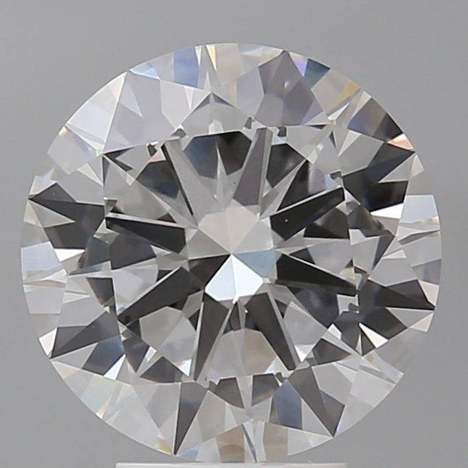 4.58 Carat Round Shaped, Excellent Cut, E Color, VVS2 Clarity, IGI Certified Lab Grown Diamond