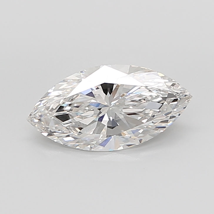 4.05 Carat Marquise Shaped, Ideal Cut, F Color, VVS2 Clarity, IGI Certified Lab Grown Diamond