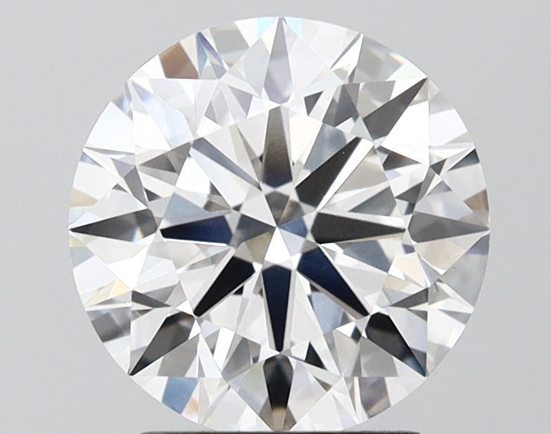 2.58 Carat Round Shaped, Ideal Cut, F Color, VVS2 Clarity, IGI Certified Lab Grown Diamond