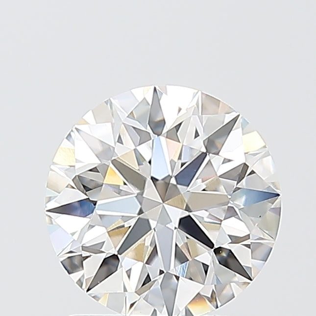 1.53 Carat Round Shaped, Ideal Cut, F Color, VS1 Clarity, IGI Certified Lab Grown Diamond