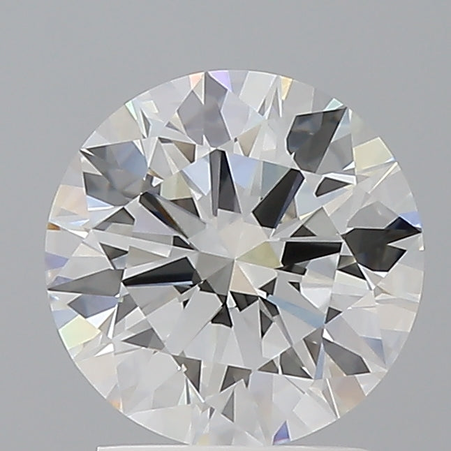 2.10 Carat Round Shaped, Ideal Cut, E Color, VVS2 Clarity, IGI Certified Lab Grown Diamond