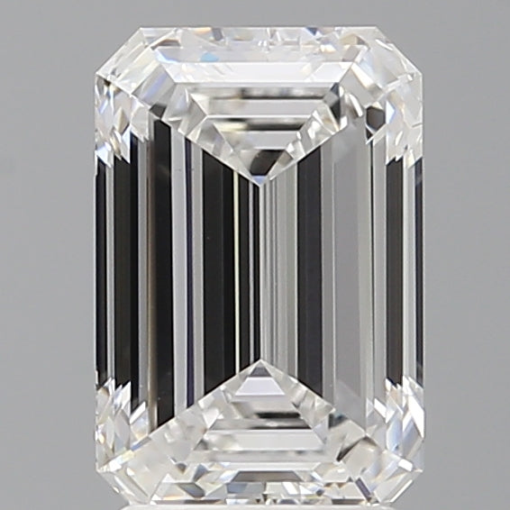 2.51 Carat Emerald Shaped, Ideal Cut, E Color, VVS2 Clarity, IGI Certified Lab Grown Diamond
