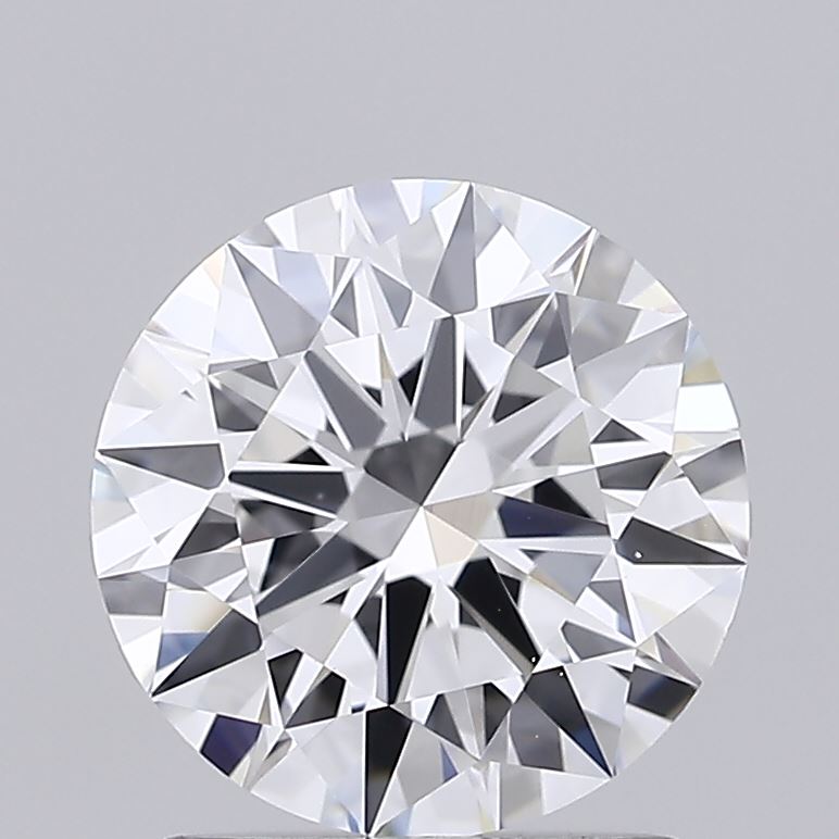 1.52 Carat Round Shaped, Ideal Cut, D Color, VVS2 Clarity, IGI Certified Lab Grown Diamond
