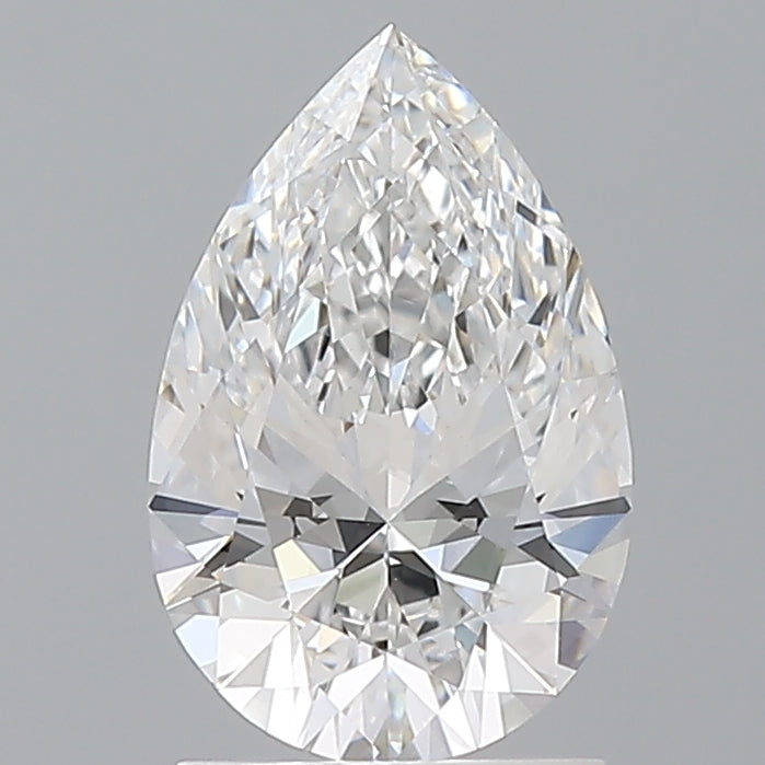 1.60 Carat Pear Shaped, Ideal Cut, D Color, VVS2 Clarity, IGI Certified Lab Grown Diamond