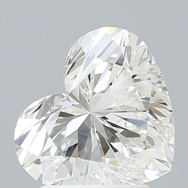 2.50 Carat Heart Shaped, Ideal Cut, F Color, VVS2 Clarity, IGI Certified Lab Grown Diamond