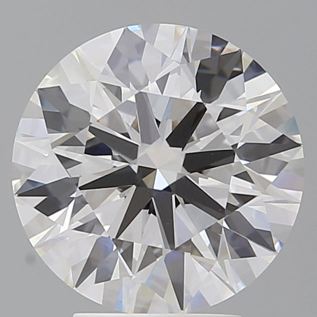 4.09 Carat Round Shaped, Ideal Cut, E Color, VVS2 Clarity, IGI Certified Lab Grown Diamond