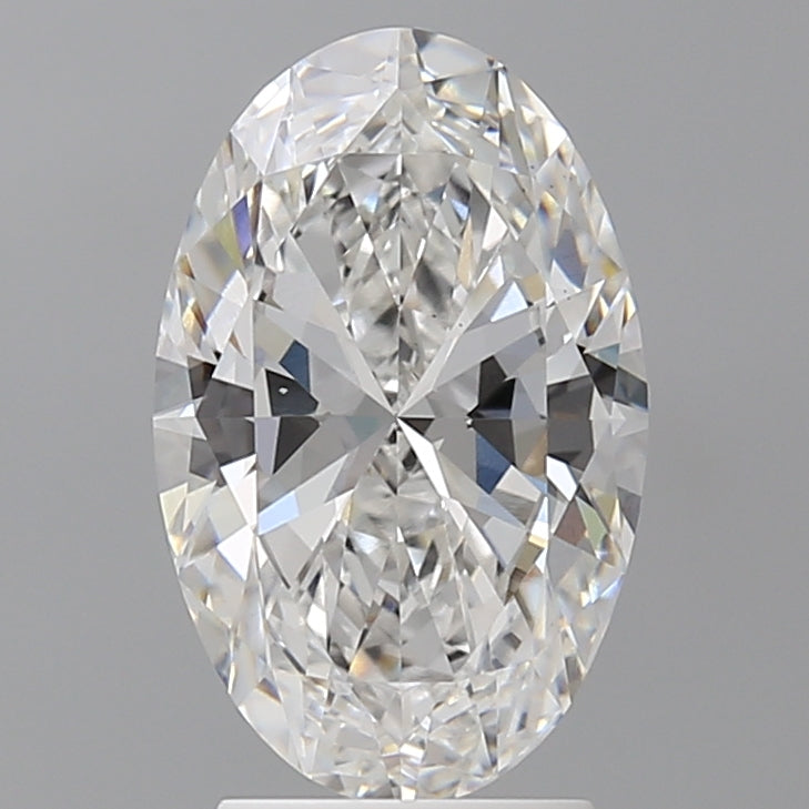 3.00 Carat Oval Shaped, Ideal Cut, E Color, VS1 Clarity, IGI Certified Lab Grown Diamond