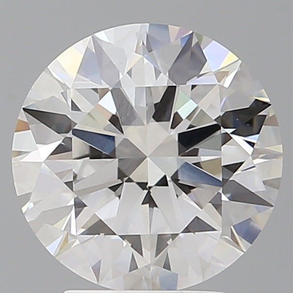 3.51 Carat Round Shaped, Ideal Cut, F Color, VVS2 Clarity, IGI Certified Lab Grown Diamond