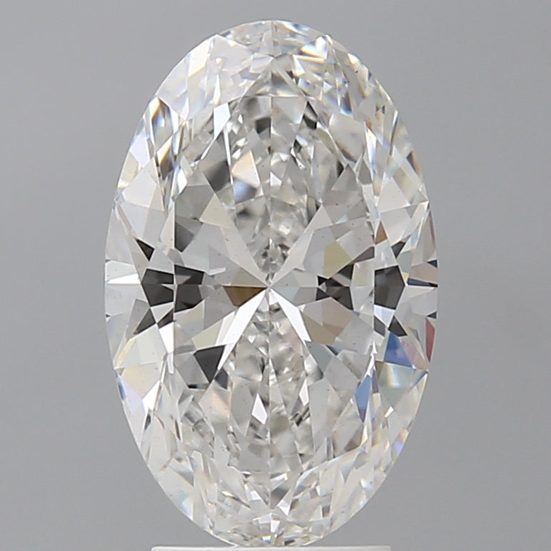 3.59 Carat Oval Shaped, Ideal Cut, F Color, VS2 Clarity, IGI Certified Lab Grown Diamond