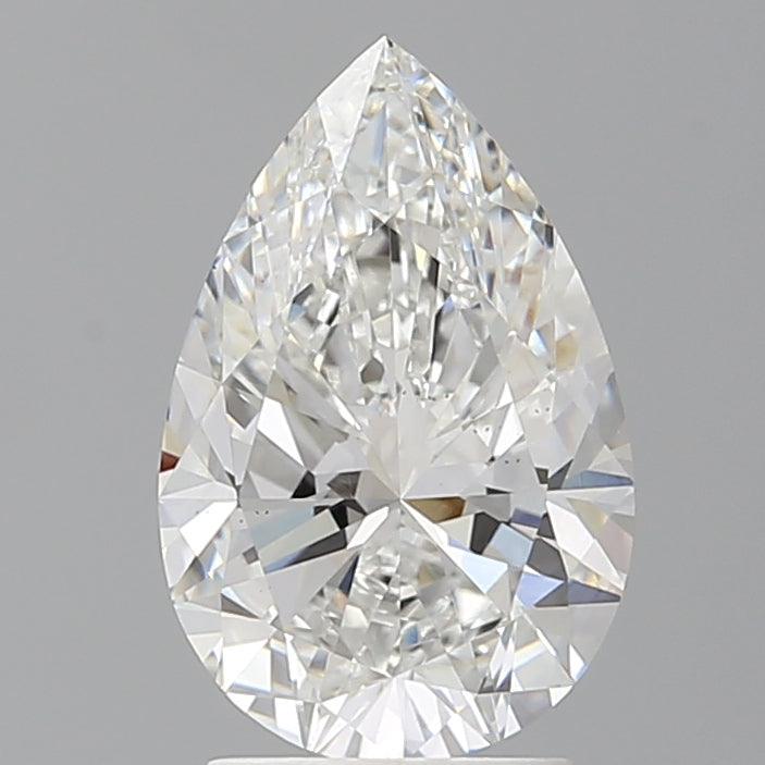 2.57 Carat Pear Shaped, Excellent Cut, E Color, VS1 Clarity, IGI Certified Lab Grown Diamond