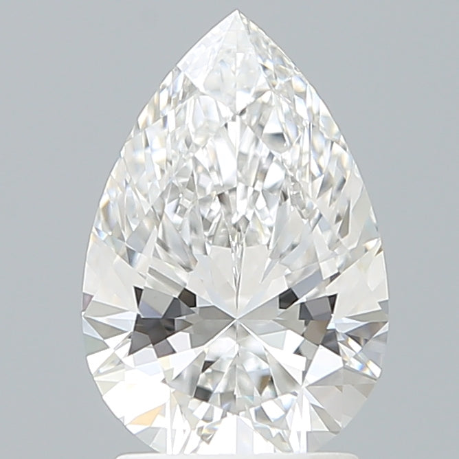 2.05 Carat Pear Shaped, Ideal Cut, E Color, VVS2 Clarity, IGI Certified Lab Grown Diamond