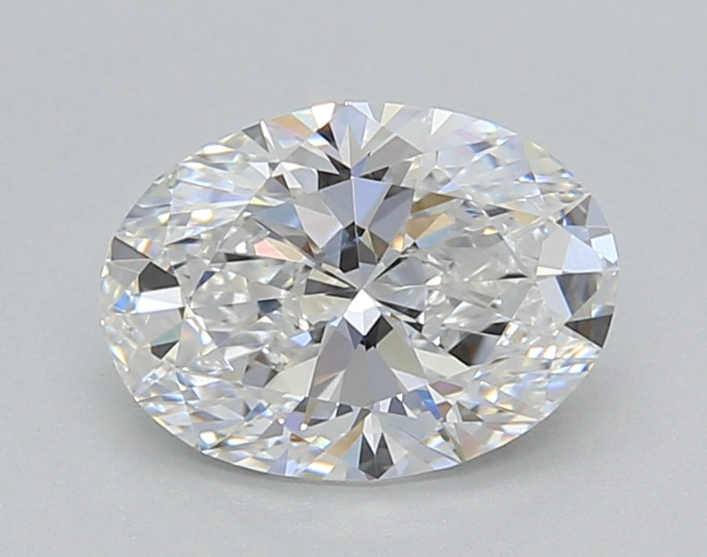 1.52 Carat Oval Shaped, Ideal Cut, D Color, VVS2 Clarity, IGI Certified Lab Grown Diamond