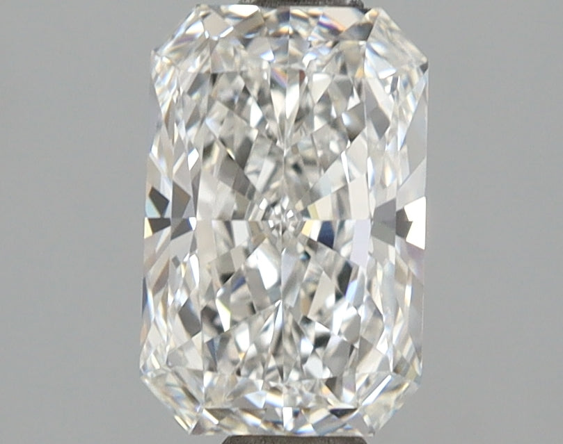 1.54 Carat Radiant Shaped, Ideal Cut, E Color, VVS2 Clarity, IGI Certified Lab Grown Diamond