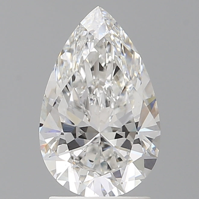 2.01 Carat Pear Shaped, Ideal Cut, E Color, VS1 Clarity, IGI Certified Lab Grown Diamond