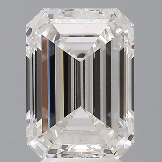 4.08 Carat Emerald Shaped, Excellent Cut, E Color, VS1 Clarity, IGI Certified Lab Grown Diamond