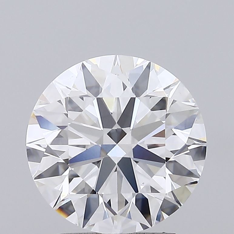 2.92 Carat Round Shaped, Ideal Cut, E Color, VVS2 Clarity, IGI Certified Lab Grown Diamond