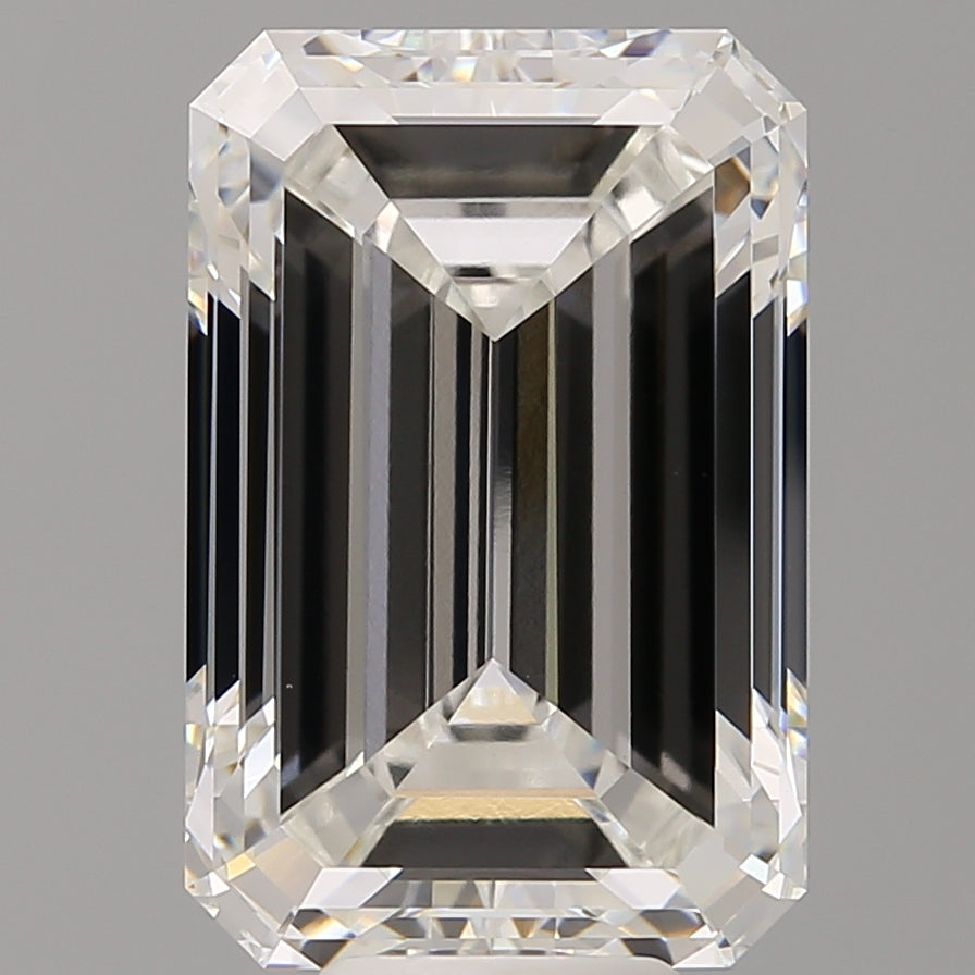 10.52 Carat Emerald Shaped, Excellent Cut, F Color, VVS2 Clarity, IGI Certified Lab Grown Diamond