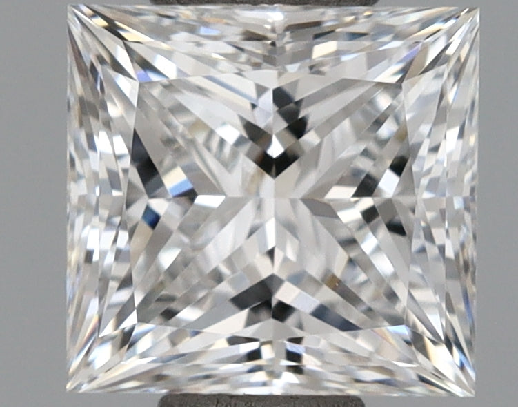 1.00 Carat Princess Shaped, Ideal Cut, E Color, IF Clarity, IGI Certified Lab Grown Diamond
