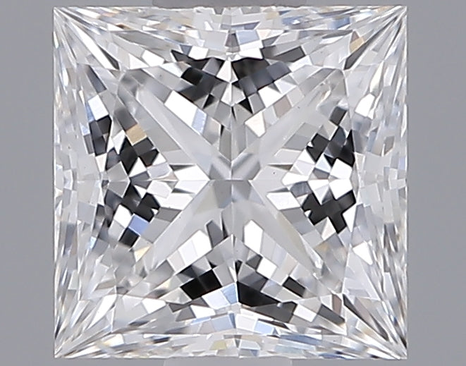 1.07 Carat Princess Shaped, Ideal Cut, E Color, VVS2 Clarity, IGI Certified Lab Grown Diamond