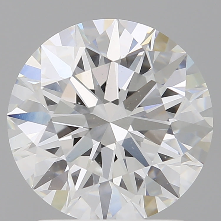 2.09 Carat Round Shaped, Ideal Cut, E Color, VVS2 Clarity, IGI Certified Lab Grown Diamond