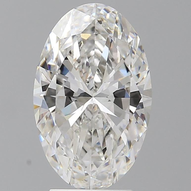 3.59 Carat Oval Shaped, Ideal Cut, F Color, VS1 Clarity, IGI Certified Lab Grown Diamond