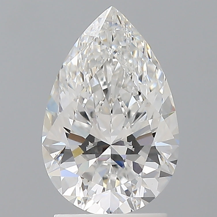 2.06 Carat Pear Shaped, Ideal Cut, E Color, VS1 Clarity, IGI Certified Lab Grown Diamond