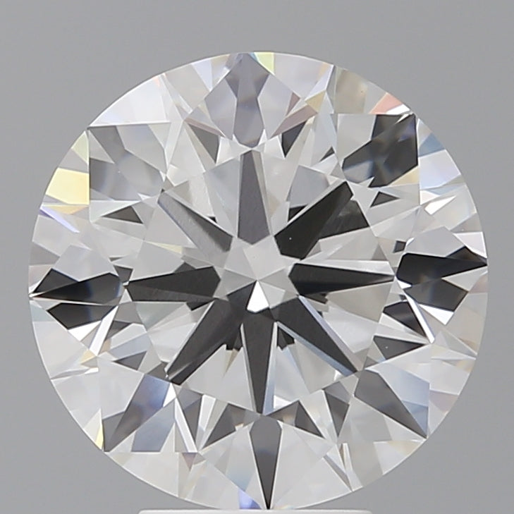 6.02 Carat Round Shaped, Excellent Cut, F Color, VVS2 Clarity, IGI Certified Lab Grown Diamond