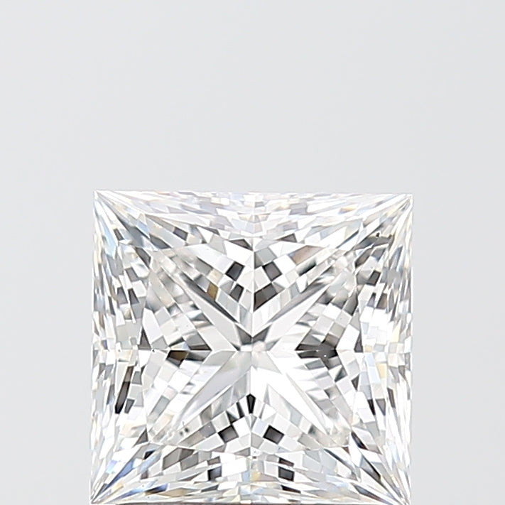 2.03 Carat Princess Shaped, Ideal Cut, F Color, VS1 Clarity, IGI Certified Lab Grown Diamond