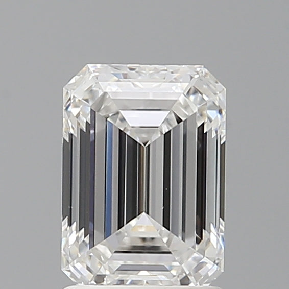 1.59 Carat Emerald Shaped, Ideal Cut, D Color, VS1 Clarity, IGI Certified Lab Grown Diamond