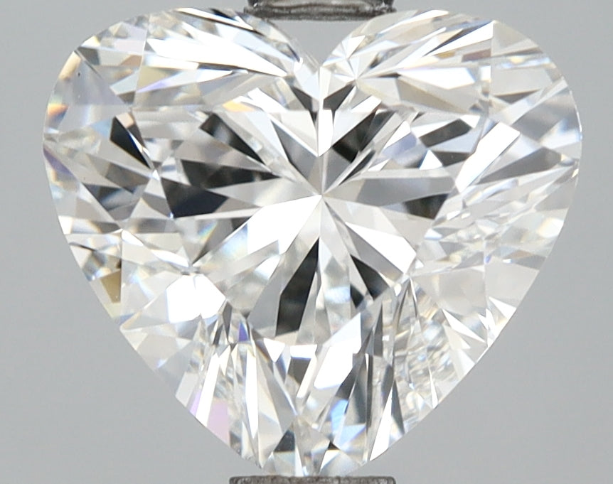 2.04 Carat Heart Shaped, Ideal Cut, E Color, VS1 Clarity, IGI Certified Lab Grown Diamond