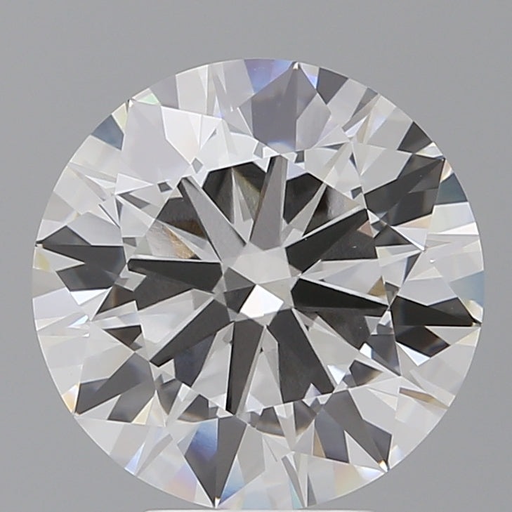 5.56 Carat Round Shaped, Ideal Cut, E Color, VVS2 Clarity, IGI Certified Lab Grown Diamond