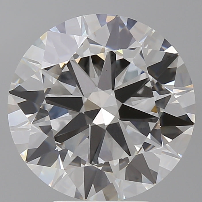 5.57 Carat Round Shaped, Excellent Cut, F Color, VVS2 Clarity, IGI Certified Lab Grown Diamond