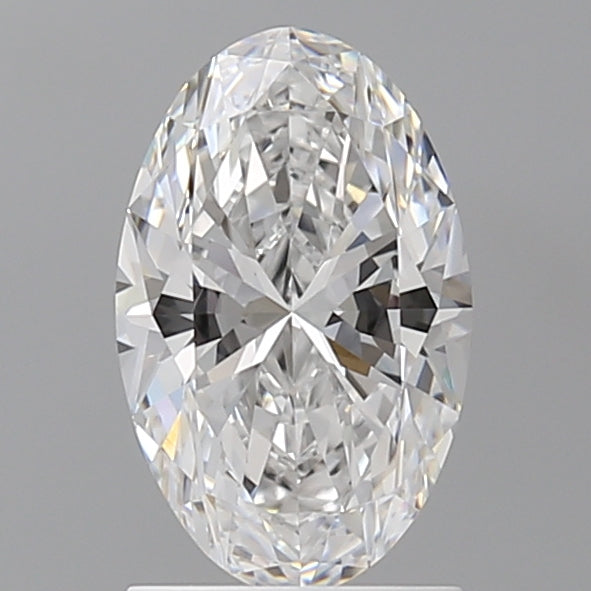 1.57 Carat Oval Shaped, Ideal Cut, D Color, VVS2 Clarity, IGI Certified Lab Grown Diamond