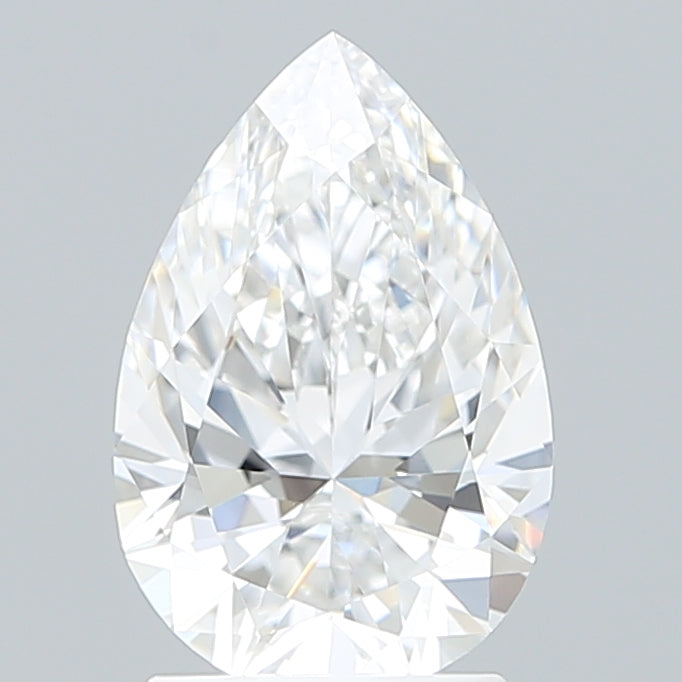2.03 Carat Pear Shaped, Ideal Cut, E Color, VVS1 Clarity, IGI Certified Lab Grown Diamond