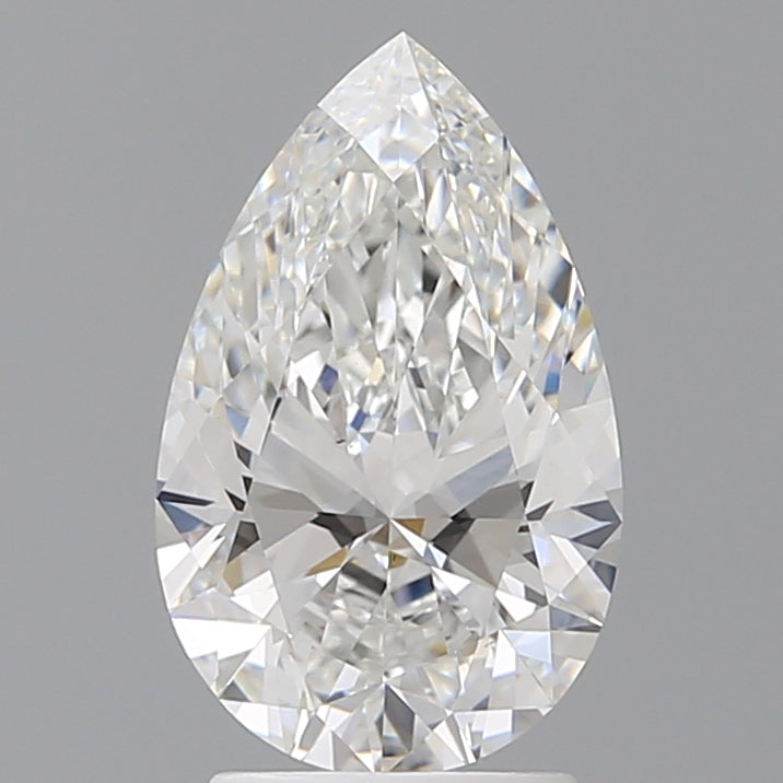 2.60 Carat Pear Shaped, Ideal Cut, E Color, VS1 Clarity, IGI Certified Lab Grown Diamond