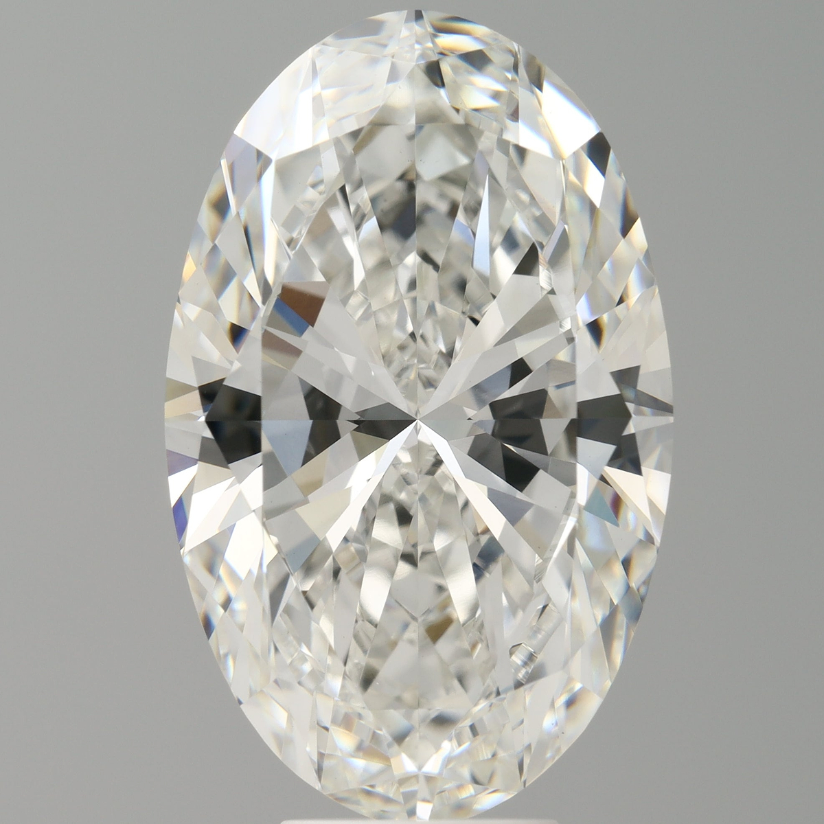 8.08 Carat Oval Shaped, Ideal Cut, F Color, VVS2 Clarity, IGI Certified Lab Grown Diamond