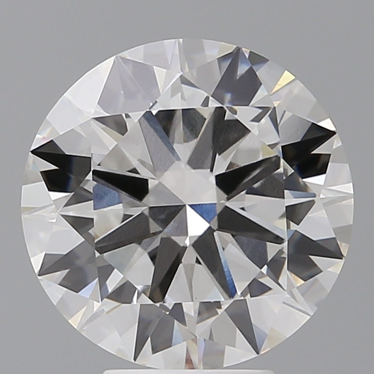 5.56 Carat Round Shaped, Excellent Cut, F Color, VVS2 Clarity, IGI Certified Lab Grown Diamond