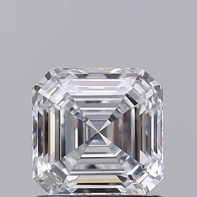 1.04 Carat Asscher Shaped, Ideal Cut, D Color, VVS1 Clarity, IGI Certified Lab Grown Diamond