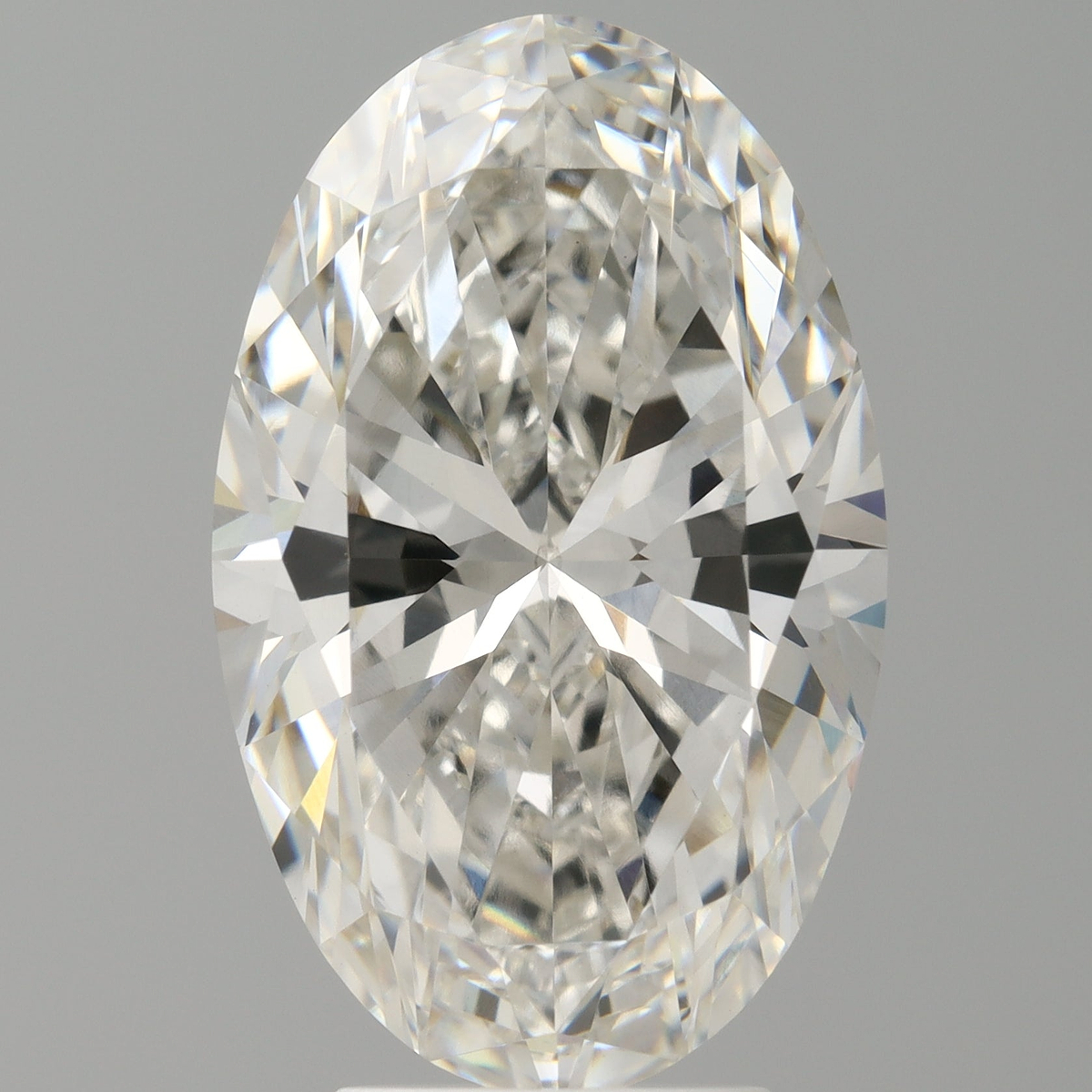 5.09 Carat Oval Shaped, Ideal Cut, F Color, VVS2 Clarity, IGI Certified Lab Grown Diamond