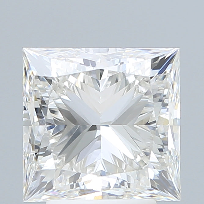 4.02 Carat Princess Shaped, Ideal Cut, G Color, VVS2 Clarity, IGI Certified Lab Grown Diamond