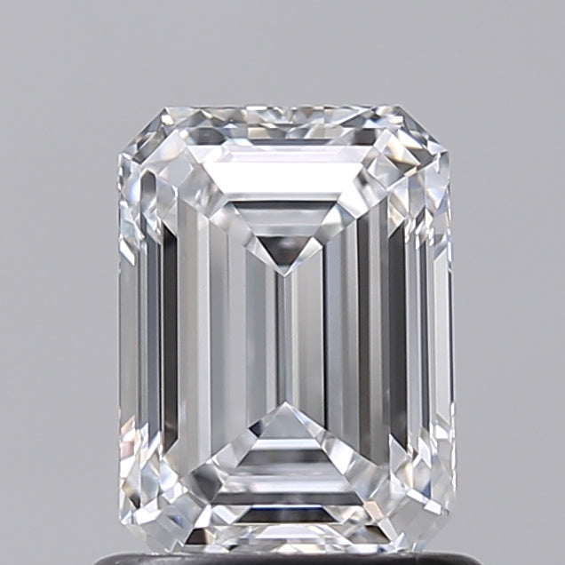 1.02 Carat Emerald Shaped, Ideal Cut, D Color, VVS2 Clarity, IGI Certified Lab Grown Diamond