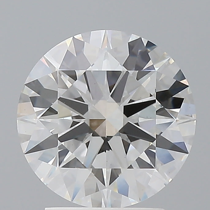 2.51 Carat Round Shaped, Ideal Cut, F Color, VVS2 Clarity, IGI Certified Lab Grown Diamond