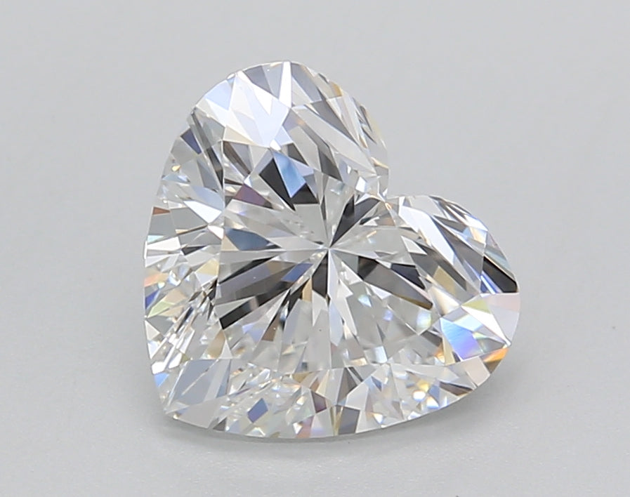2.02 Carat Heart Shaped, Ideal Cut, E Color, VS1 Clarity, GIA Certified Lab Grown Diamond
