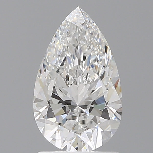 1.59 Carat Pear Shaped, Ideal Cut, E Color, VVS2 Clarity, IGI Certified Lab Grown Diamond
