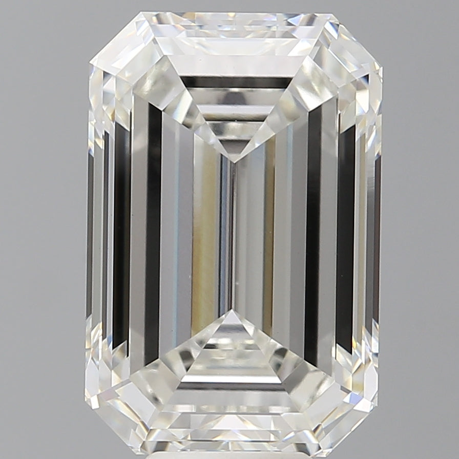 10.03 Carat Emerald Shaped, Excellent Cut, G Color, VVS2 Clarity, IGI Certified Lab Grown Diamond
