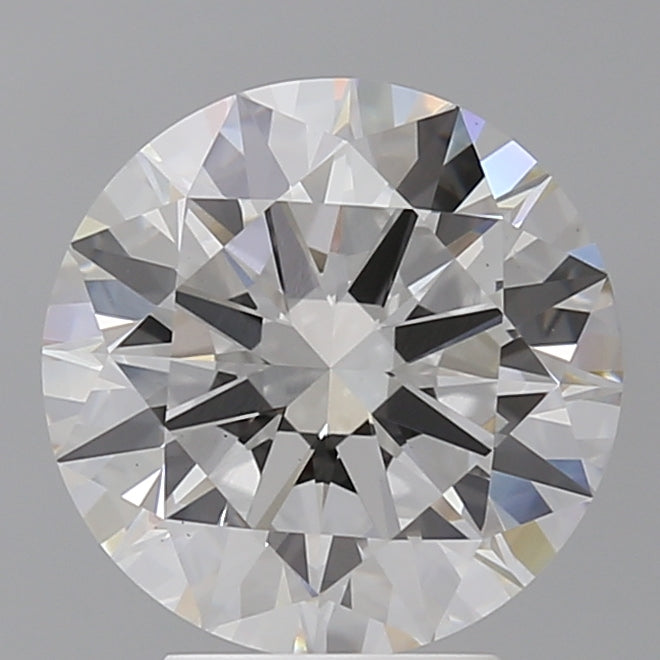 4.06 Carat Round Shaped, Excellent Cut, E Color, VS1 Clarity, IGI Certified Lab Grown Diamond