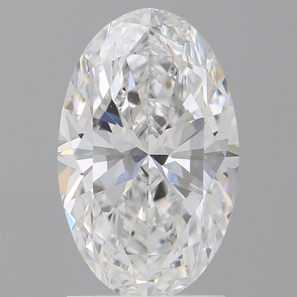 2.07 Carat Oval Shaped, Ideal Cut, E Color, VS1 Clarity, IGI Certified Lab Grown Diamond
