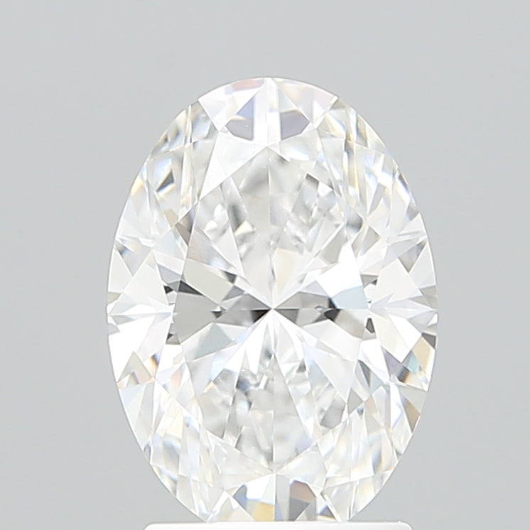 2.25 Carat Oval Shaped, Excellent Cut, D Color, VVS1 Clarity, IGI Certified Lab Grown Diamond
